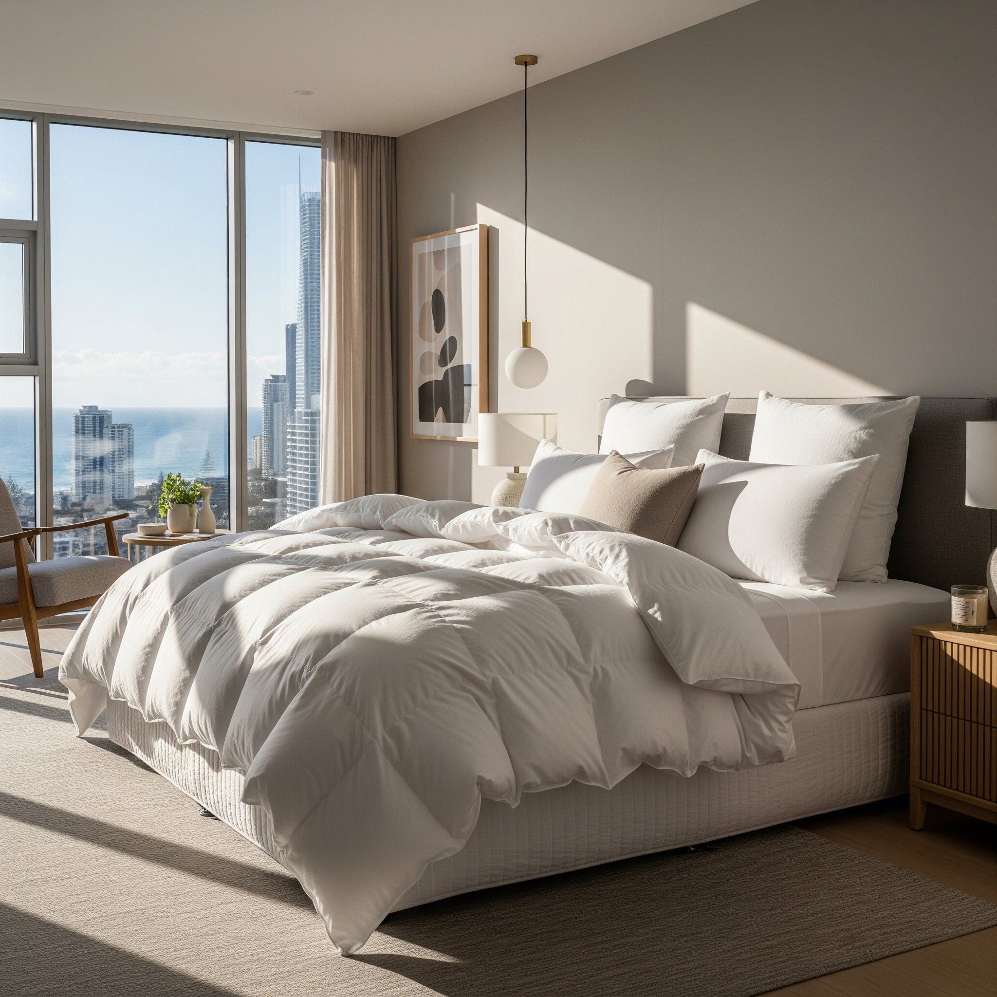 Gold Coast Air BNB’s Impress with Premium Goose Down Bedding