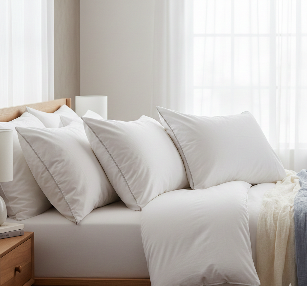 How do I choose between soft, medium and firm down pillows?