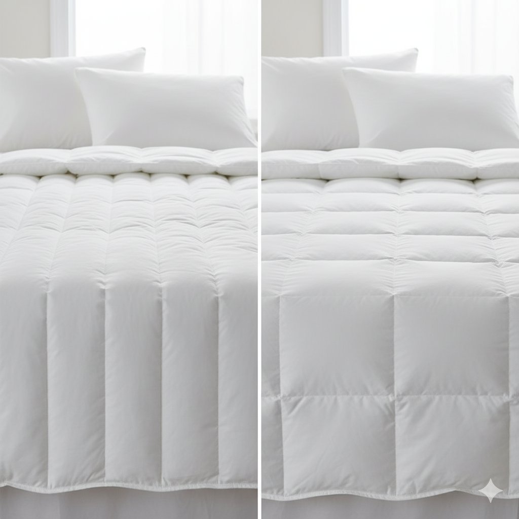 What’s the Difference Between Baffle Box and Channel Quilt Construction 2025?