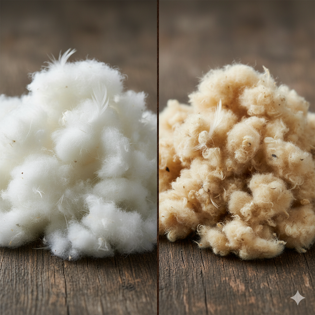 What’s the difference between goose down and duck down?