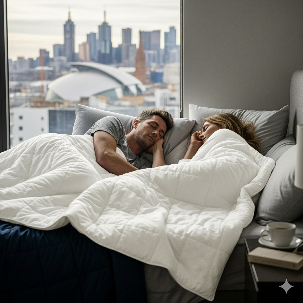 Why Melbourne Couples Prefer His & Her Quilts for Better Sleep