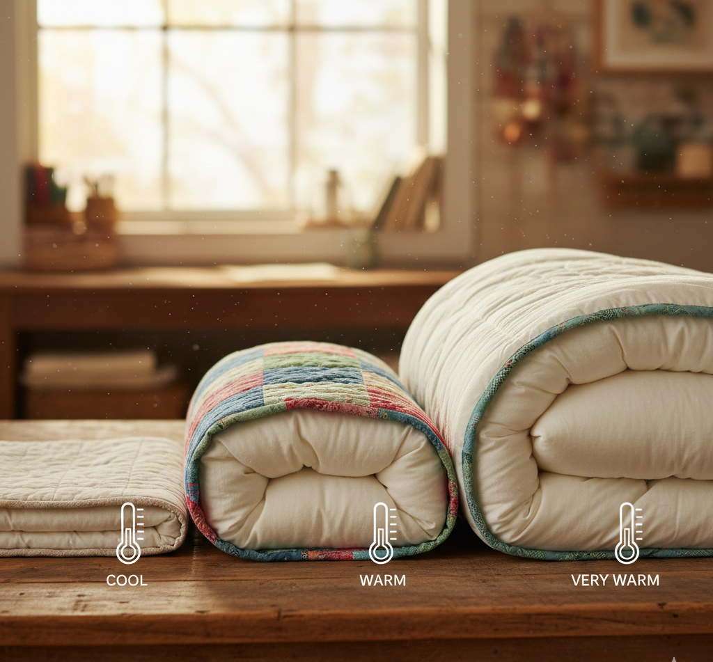 How does loft affect quilt warmth?