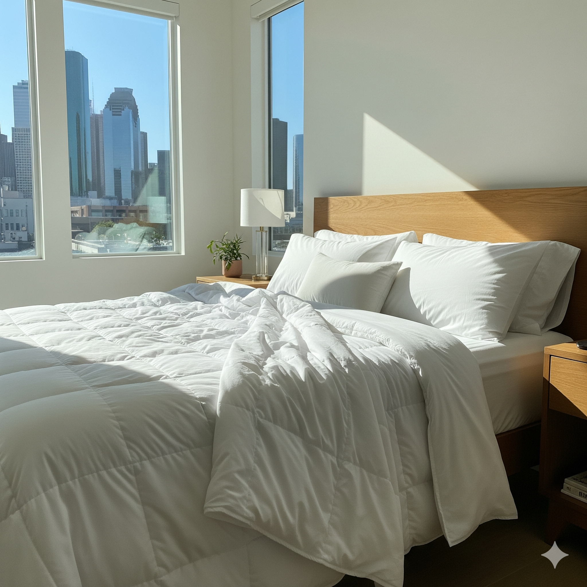 Why Houston Homeowners Prefer Summer-Weight Goose Down Quilts