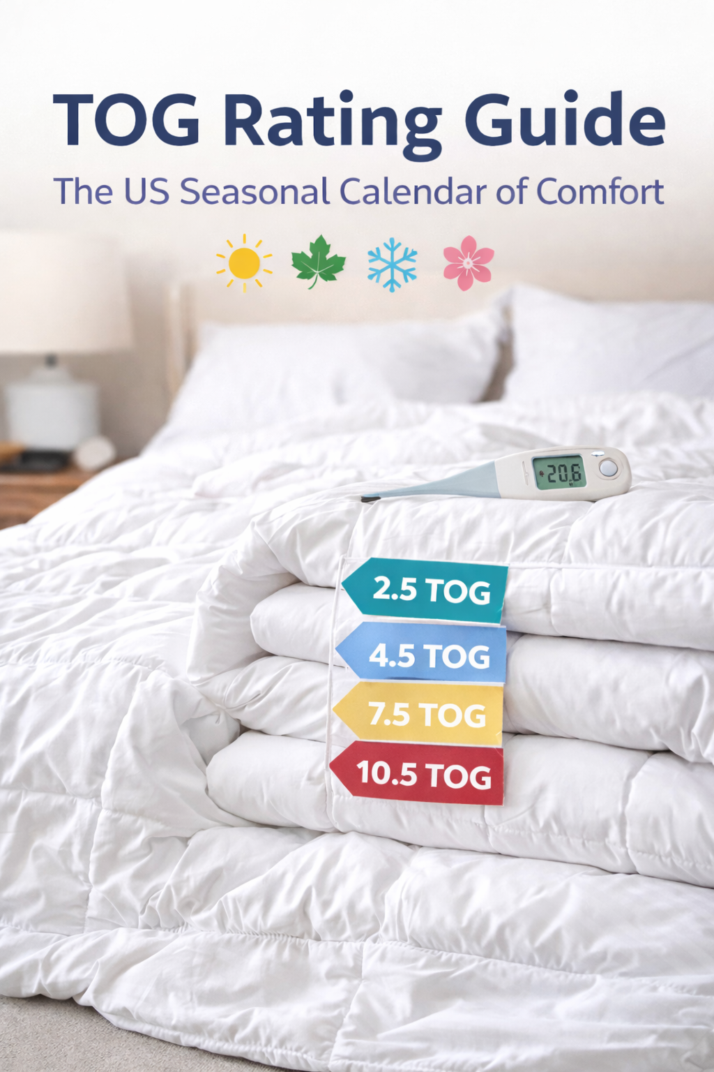 TOG Rating Guide: The US Seasonal Calendar of Comfort blog by Supreme Quilts