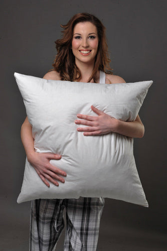 European Size Firm Pillow 95% White Polish Goose Down 65cm2
