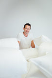 European Size Firm Pillow 95% White Premium Polish Goose Down 65cm2 German Batiste TE100