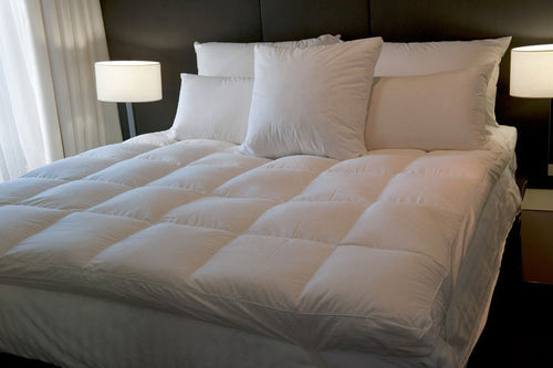 Queen Size Mattress Topper 95% White Premium Polish Mother Goose Down Extra thick